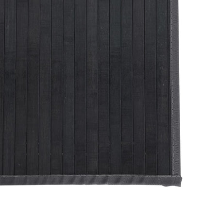 vidaXL Rug Rectangular Grey 100x300 cm Bamboo