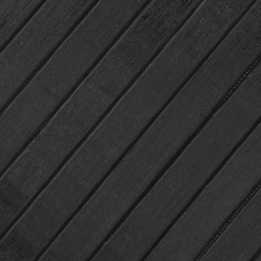 vidaXL Rug Rectangular Grey 100x300 cm Bamboo