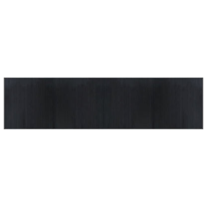 vidaXL Rug Rectangular Grey 100x400 cm Bamboo
