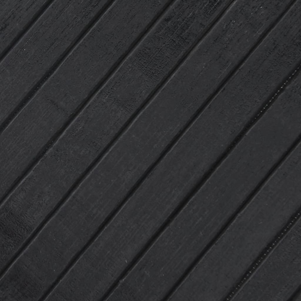 vidaXL Rug Rectangular Grey 100x400 cm Bamboo