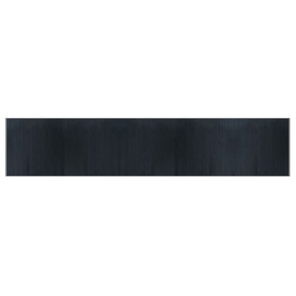 vidaXL Rug Rectangular Grey 100x500 cm Bamboo