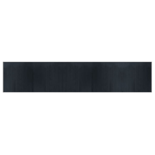 vidaXL Rug Rectangular Grey 100x1000 cm Bamboo