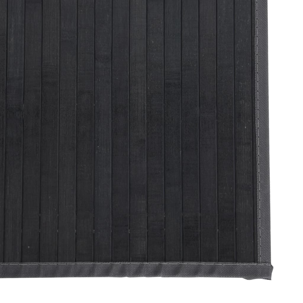 vidaXL Rug Rectangular Grey 100x1000 cm Bamboo