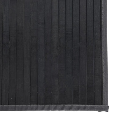 vidaXL Rug Rectangular Grey 100x1000 cm Bamboo