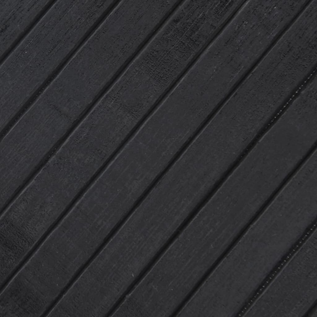 vidaXL Rug Rectangular Grey 100x1000 cm Bamboo