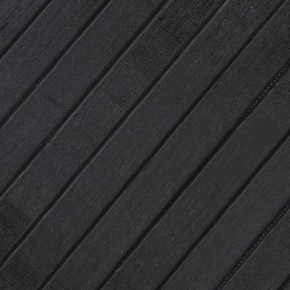 vidaXL Rug Rectangular Grey 100x1000 cm Bamboo