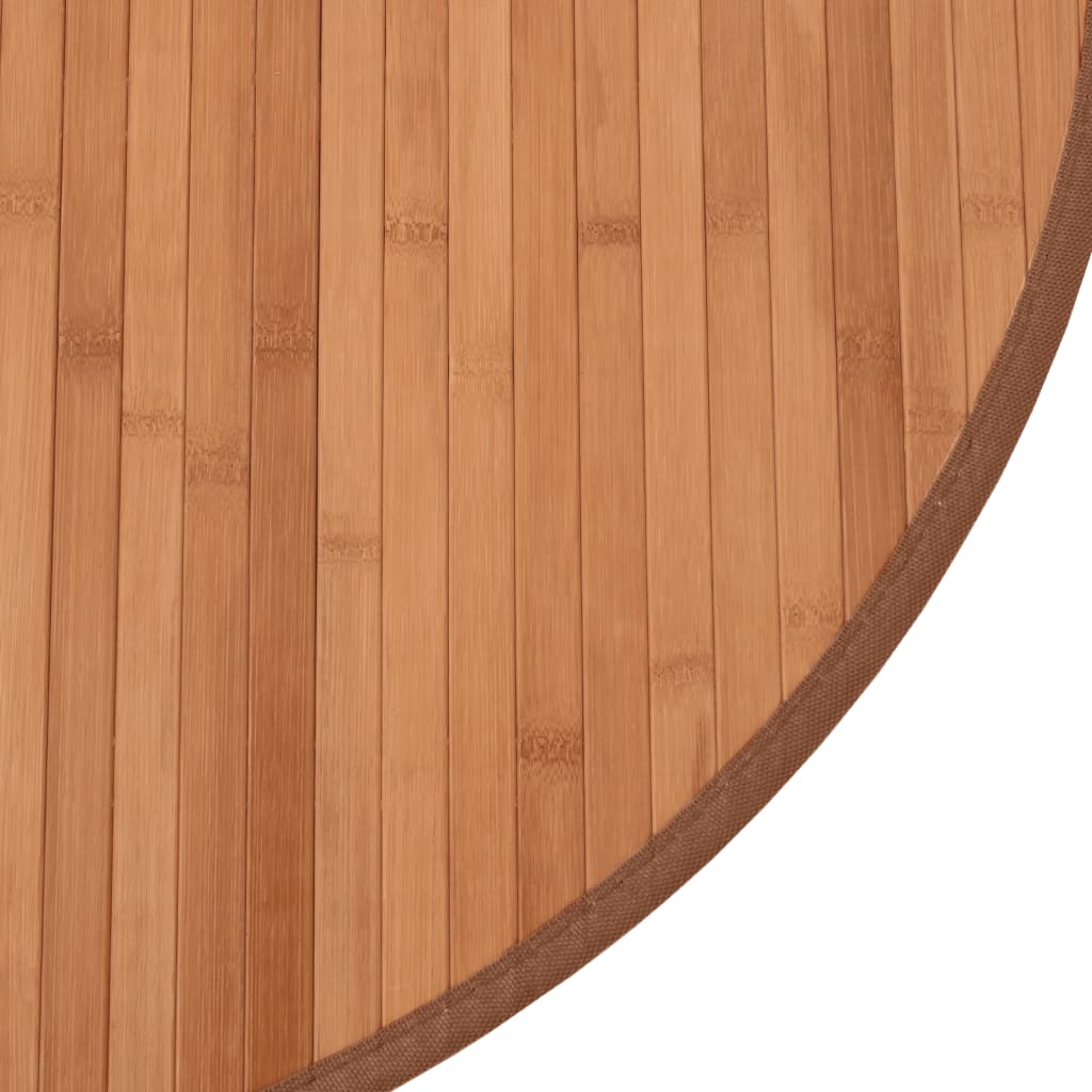 vidaXL Rug Round Natural 60 cm Bamboo