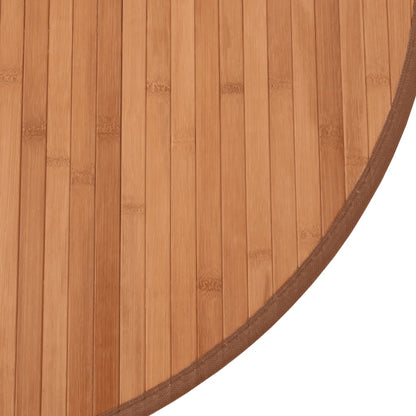 vidaXL Rug Round Natural 60 cm Bamboo