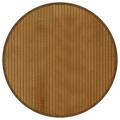 vidaXL Rug Round Brown60 cm Bamboo
