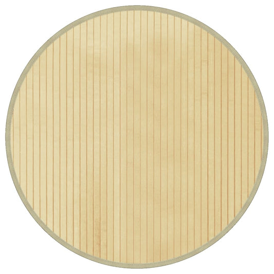 vidaXL Rug Round Light Natural60 cm Bamboo
