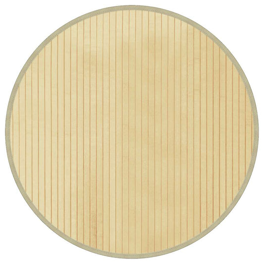 vidaXL Rug Round Light Natural 60 cm Bamboo