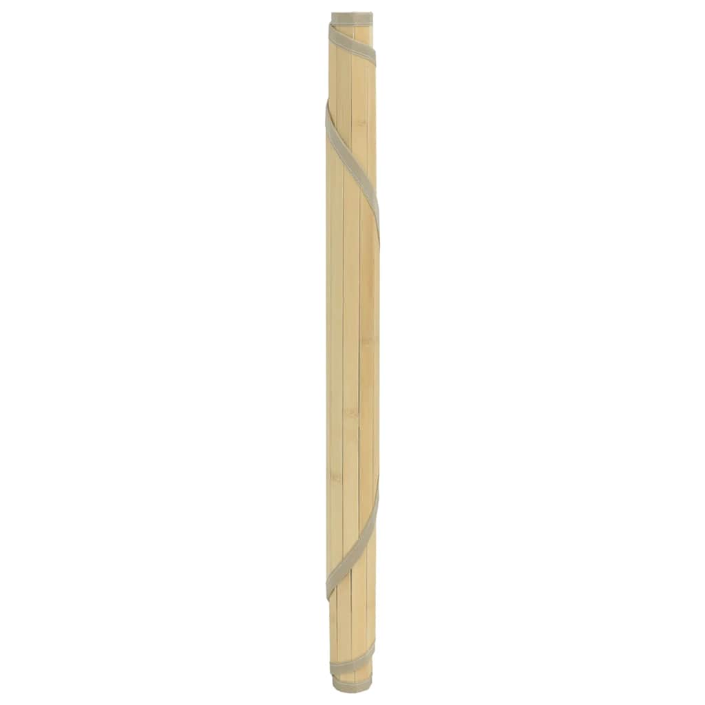 vidaXL Rug Round Light Natural 60 cm Bamboo