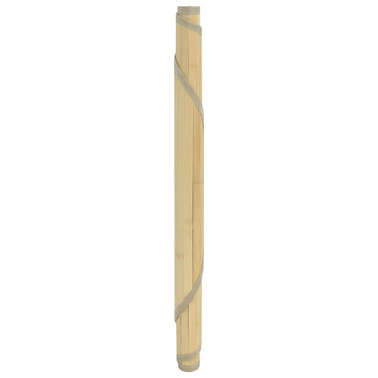 vidaXL Rug Round Light Natural 60 cm Bamboo