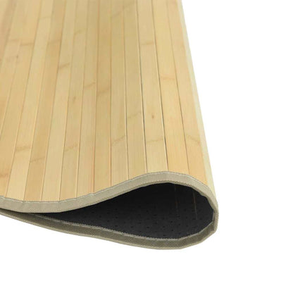 vidaXL Rug Round Light Natural 60 cm Bamboo