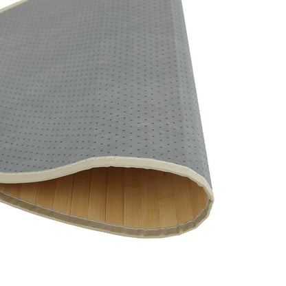 vidaXL Rug Round Light Natural 60 cm Bamboo