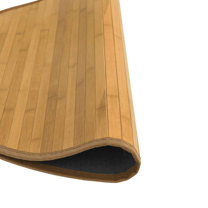 vidaXL Rug Round Natural 80 cm Bamboo