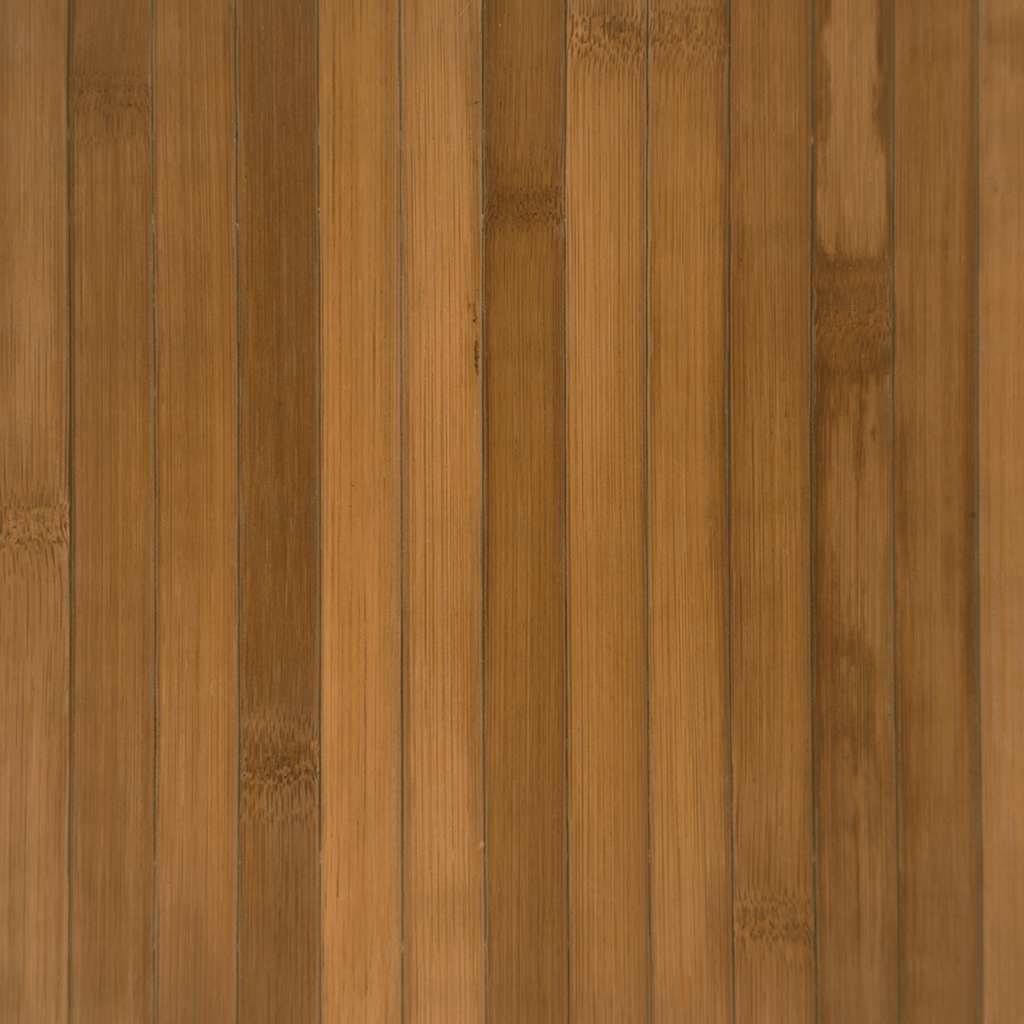 vidaXL Rug Round Brown80 cm Bamboo