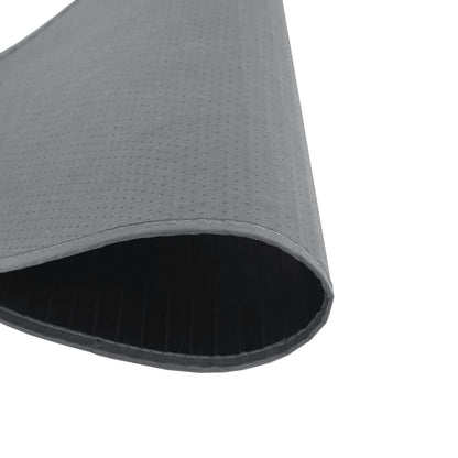 vidaXL Rug Round Grey 80 cm Bamboo