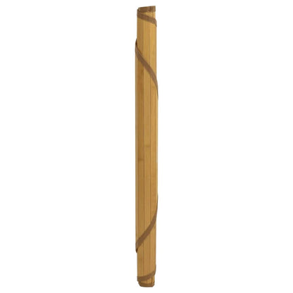 vidaXL Rug Round Natural 100 cm Bamboo