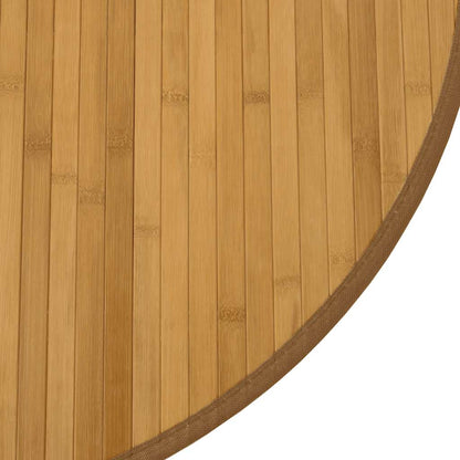 vidaXL Rug Round Natural 100 cm Bamboo