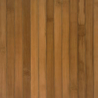 vidaXL Rug Round Brown100 cm Bamboo