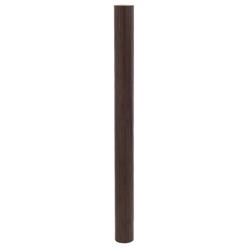 vidaXL Room Divider Dark Brown Width 400 cm Height 165 cm Bamboo