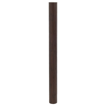 vidaXL Room Divider Dark Brown Width 400 cm Height 165 cm Bamboo