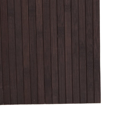 vidaXL Room Divider Dark Brown Width 400 cm Height 165 cm Bamboo