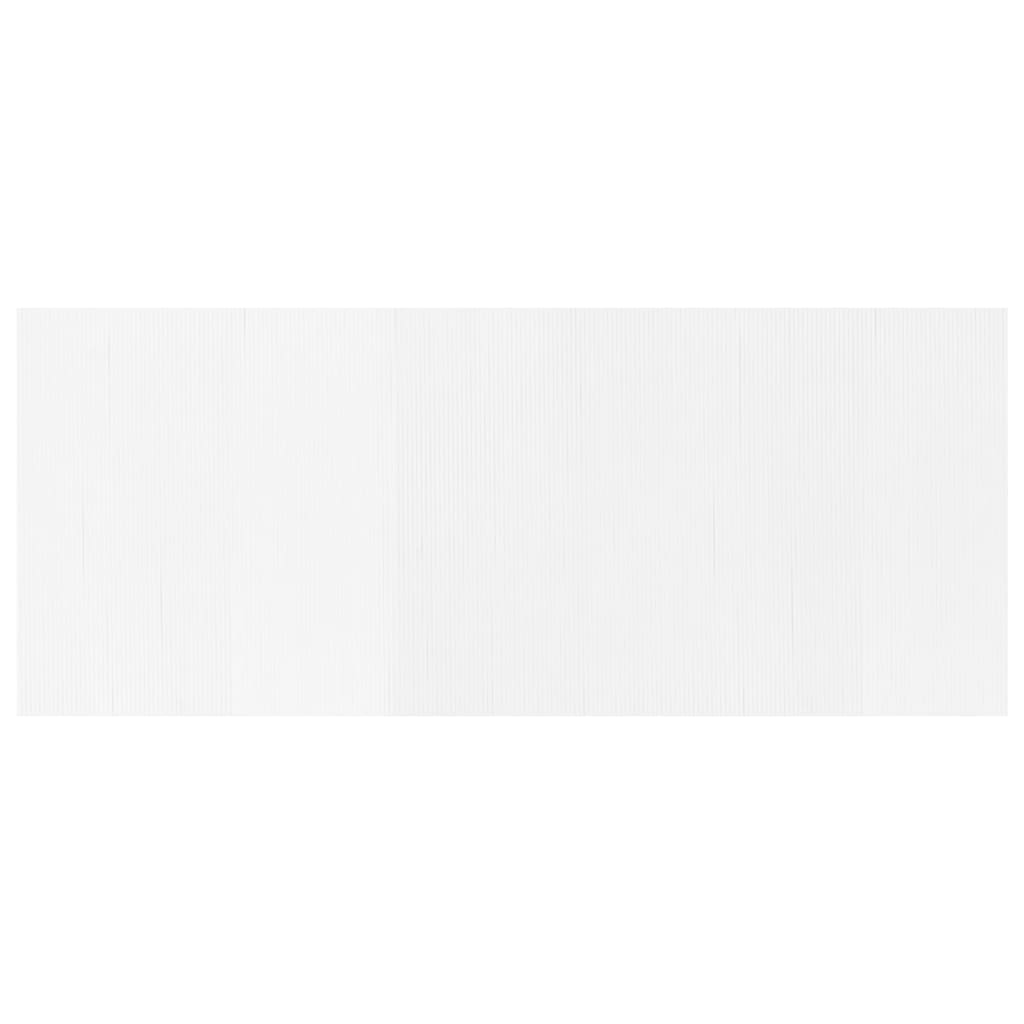 vidaXL Room Divider White Width 400 cm Height 165 cm Bamboo