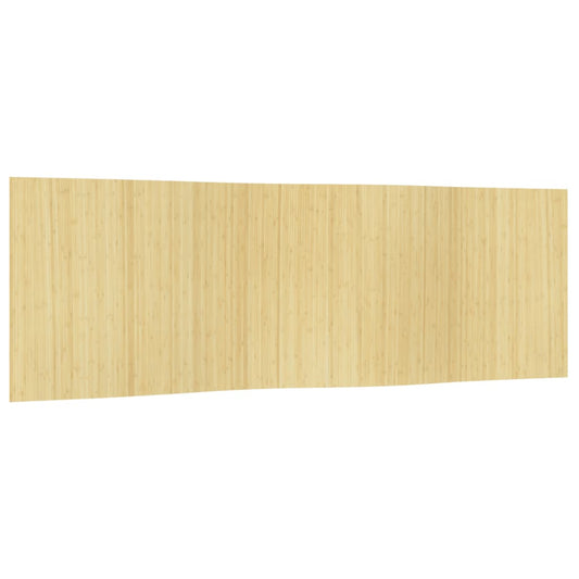 vidaXL Room Divider Light Natural 165x600 cm Bamboo