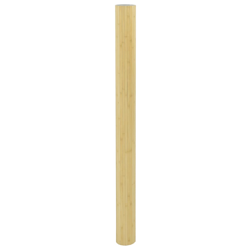 vidaXL Room Divider Light Natural 165x600 cm Bamboo