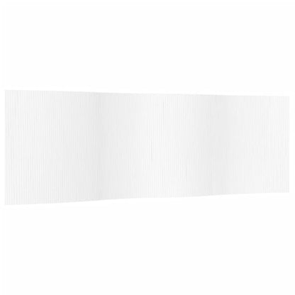 vidaXL Room Divider White Width 600 cm Height 165 cm Bamboo