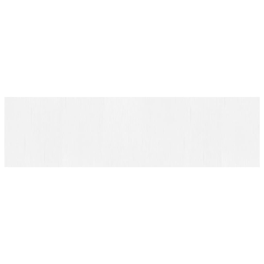 vidaXL Room Divider White Width 600 cm Height 165 cm Bamboo