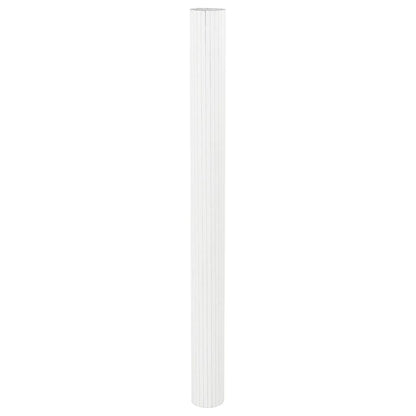 vidaXL Room Divider White Width 600 cm Height 165 cm Bamboo