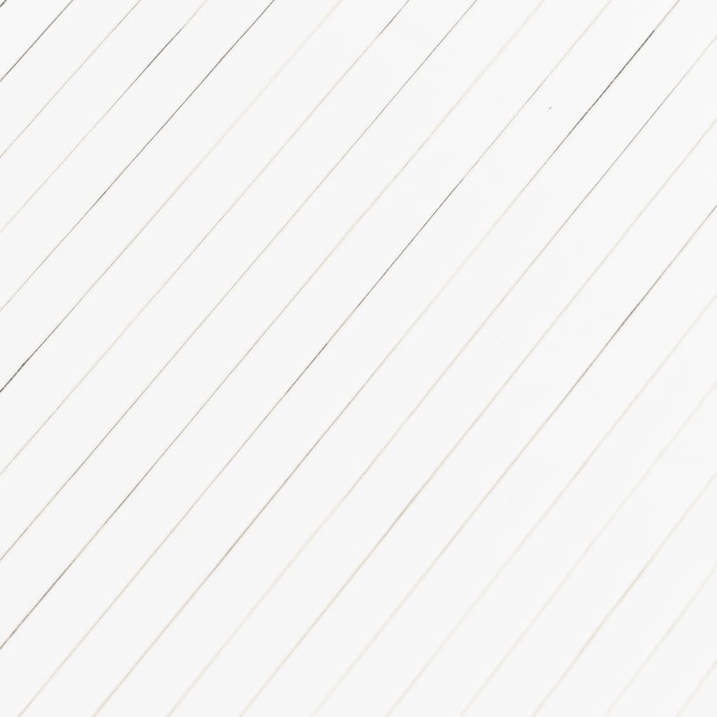 vidaXL Room Divider White Width 600 cm Height 165 cm Bamboo