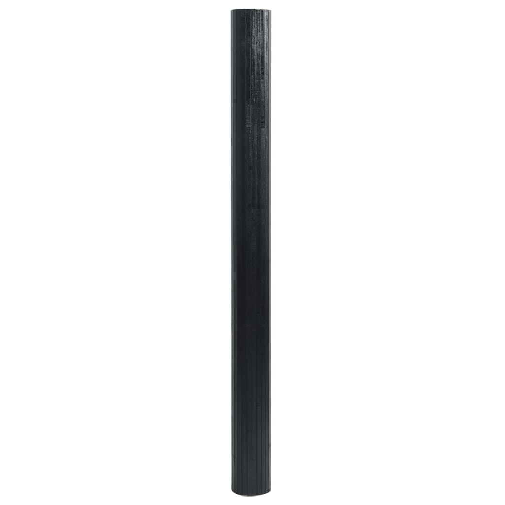 vidaXL Room Divider Black Width 800 cm Height 165 cm Bamboo