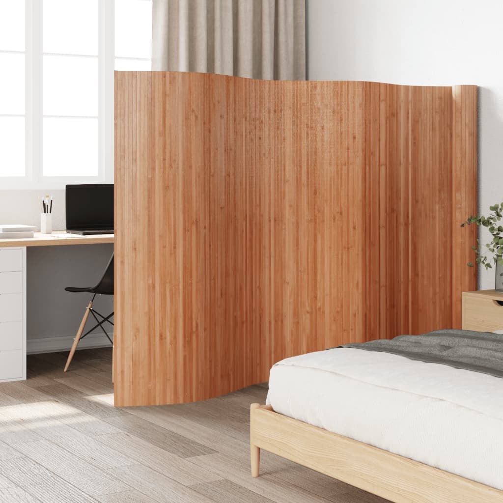 vidaXL Room Divider Natural 165x800 cm Bamboo