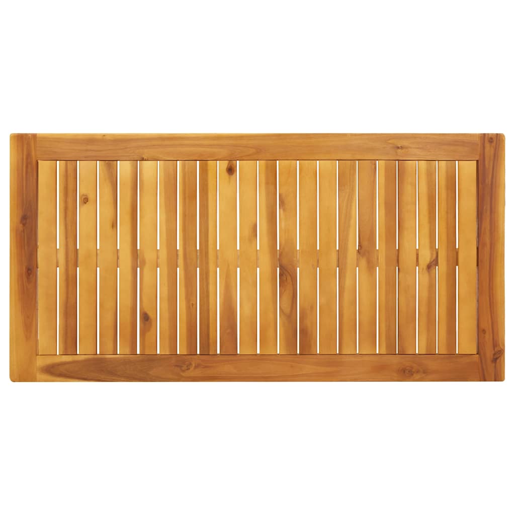vidaXL Garden Dining Table 110x55x75 cm Solid Wood Acacia