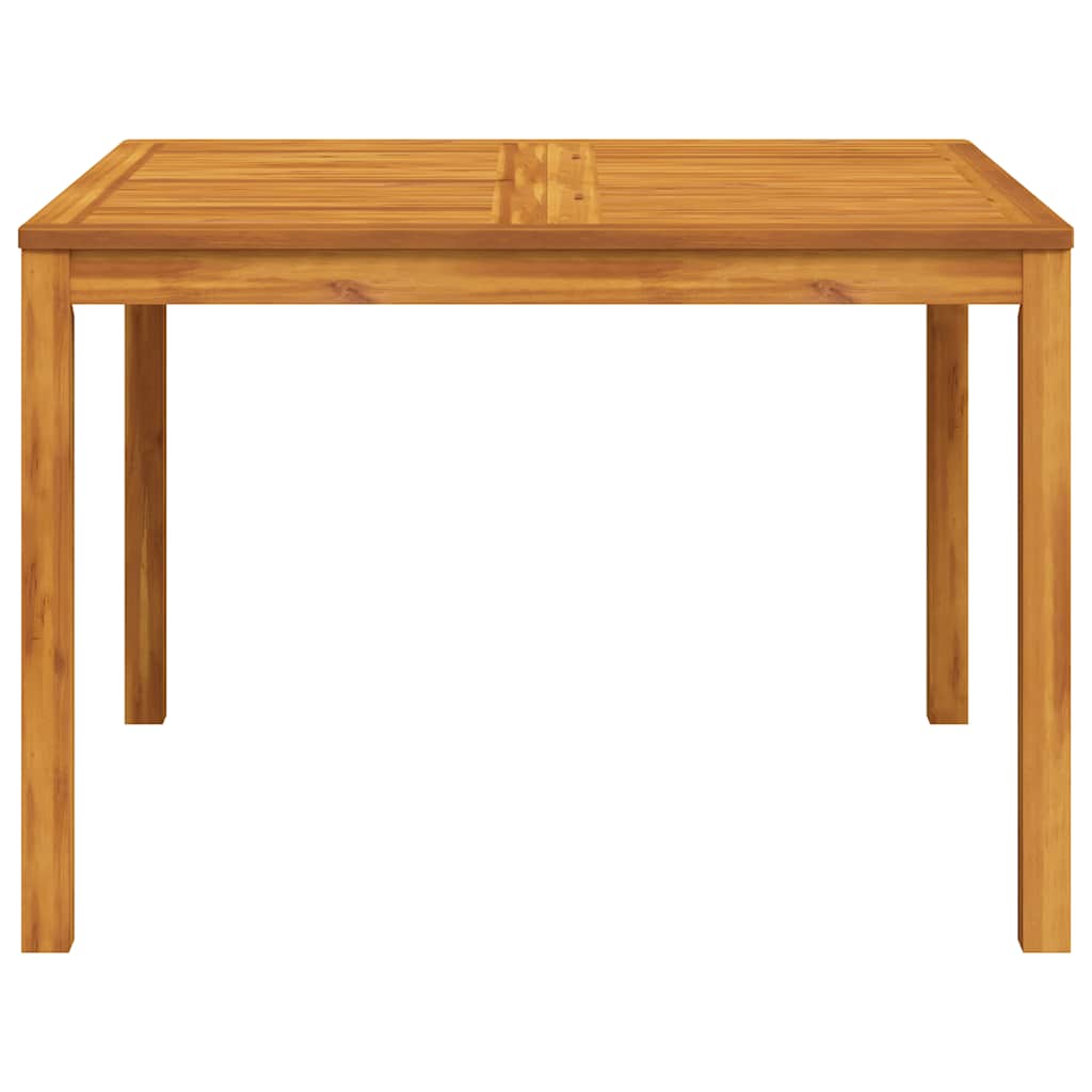 366369 vidaXL Garden Dining Table 110x110x75 cm Solid Wood Acacia