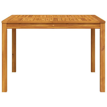 366369 vidaXL Garden Dining Table 110x110x75 cm Solid Wood Acacia
