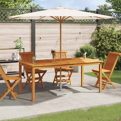 366371 vidaXL Garden Dining Table 180x90x75 cm Solid Wood Acacia