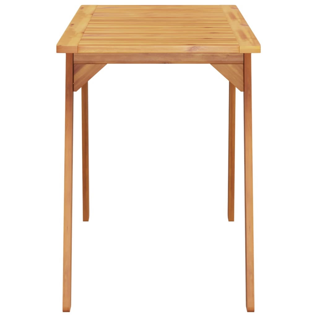 vidaXL Garden Dining Table 110x56x75 cm Solid Wood Acacia