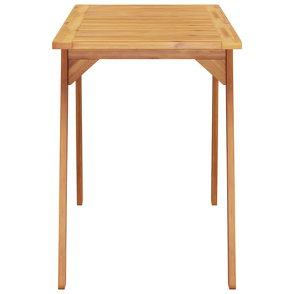 vidaXL Garden Dining Table 110x56x75 cm Solid Wood Acacia