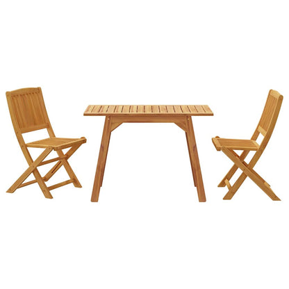 vidaXL 3 Piece Balcony Set Solid Wood Acacia