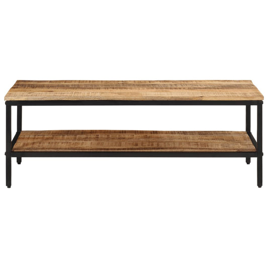 vidaXL Coffee Table 100x50x35 cm Solid Rough Wood Mango