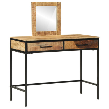 vidaXL Dressing Table Brown 100 x 40 x 120 cm Solid Mango wood