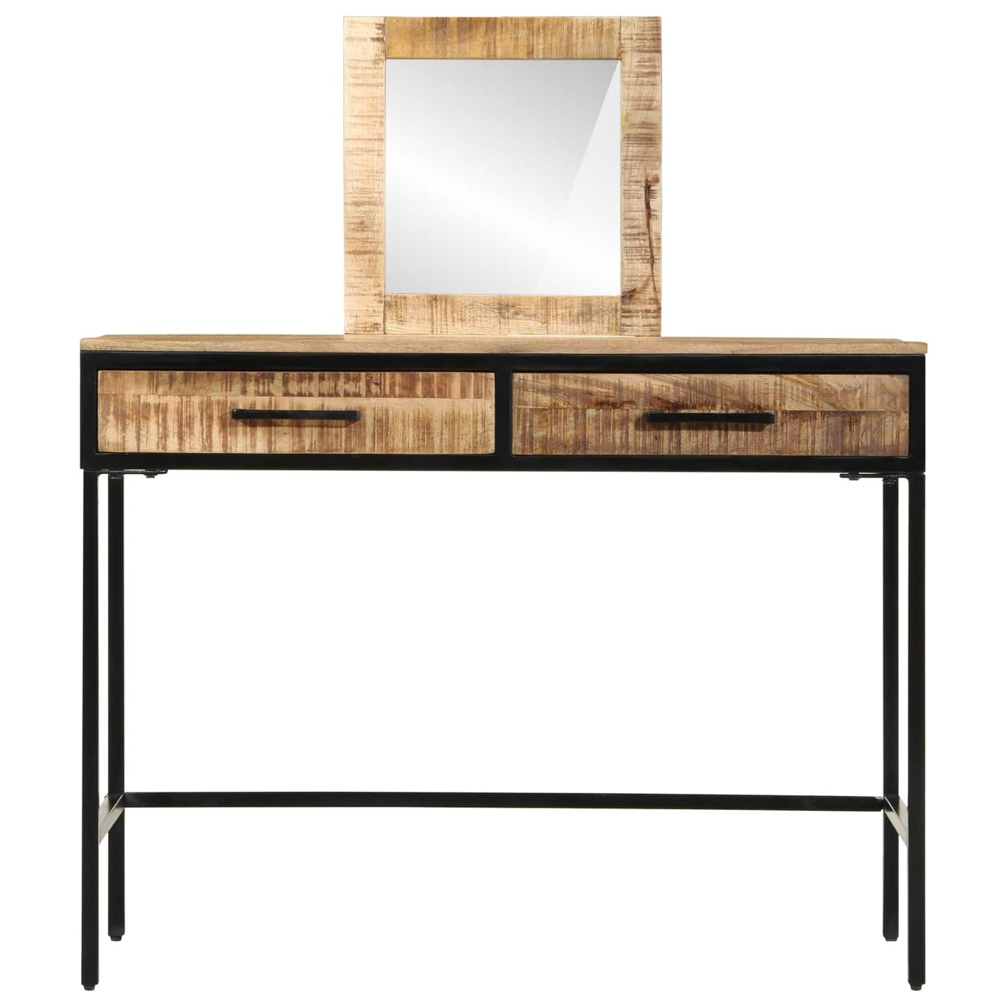 vidaXL Dressing Table Brown 100 x 40 x 120 cm Solid Mango wood