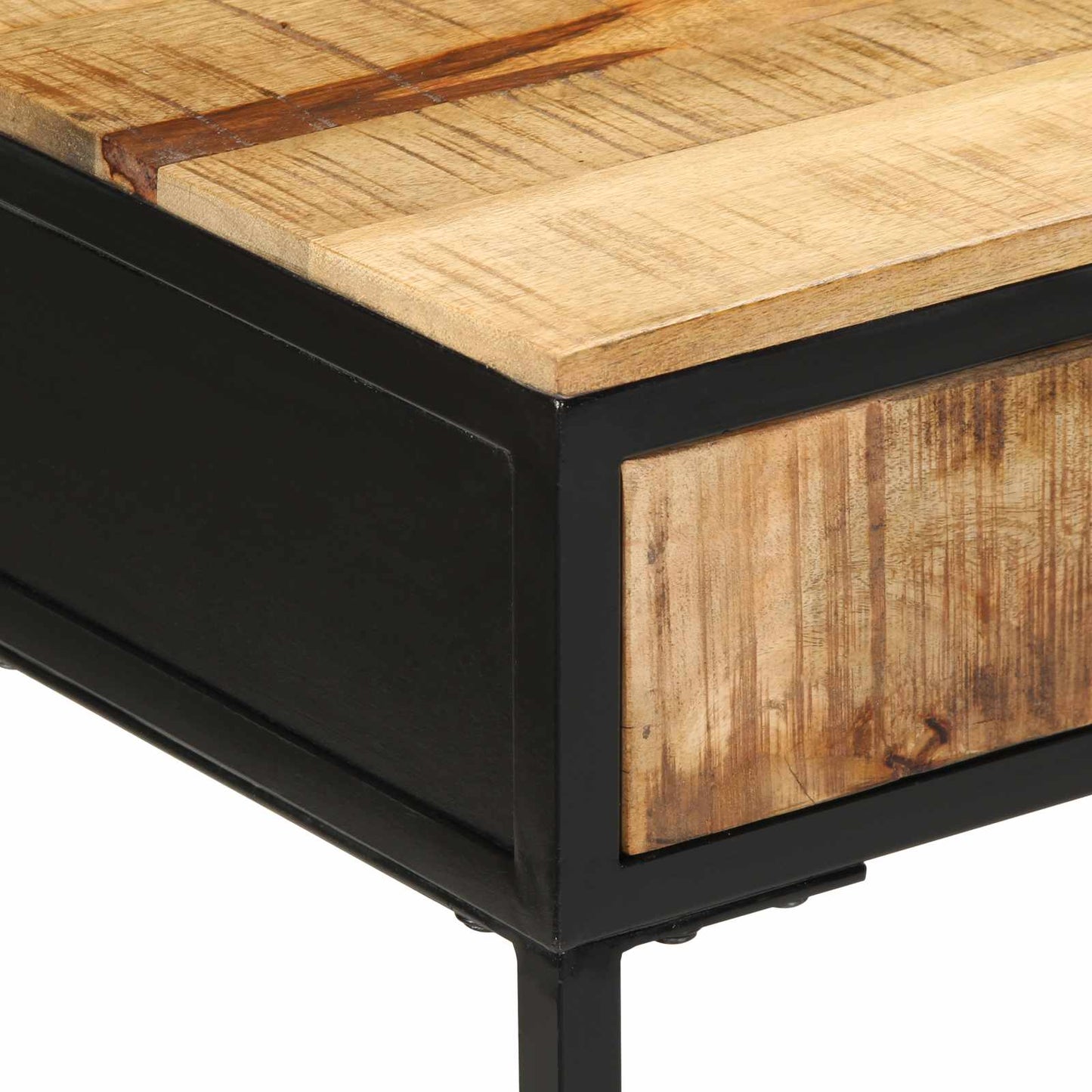 vidaXL Console Table with Drawer with Storage Brown 100 x 55 x 89.5 cm