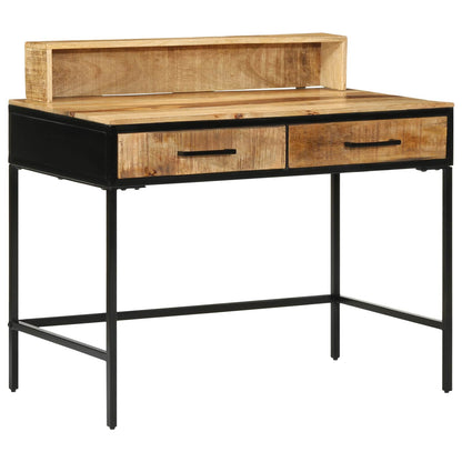 vidaXL Console Table with Drawer with Storage Brown 100 x 55 x 89.5 cm