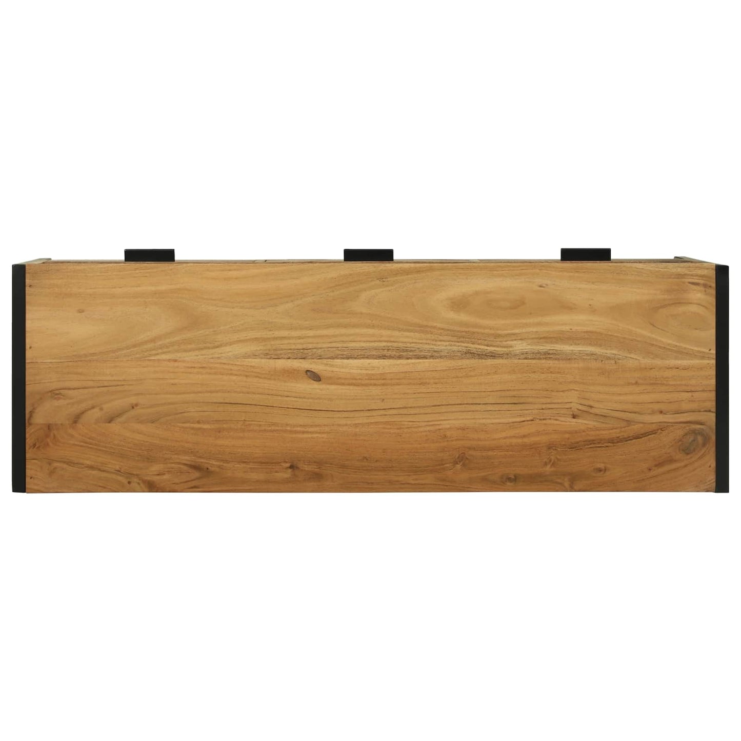 vidaXL TV Cabinet with Drawer Brown 100 x 35 x 50 cm Solid Acacia Wood